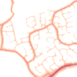 Daytime road noise heatmap for S42 7NL