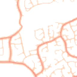Daytime road noise heatmap for S42 7NP