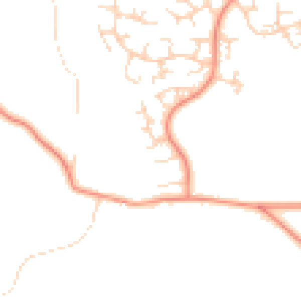 Daytime road noise heatmap for S42 7PT