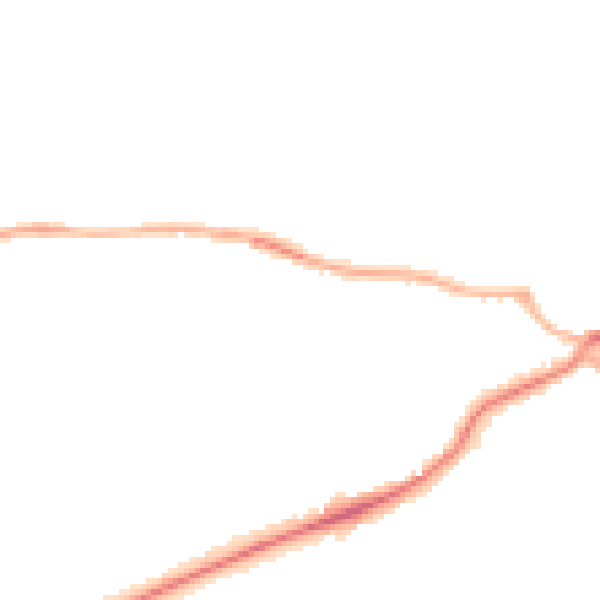 Night-time road noise heatmap for S43 1BH