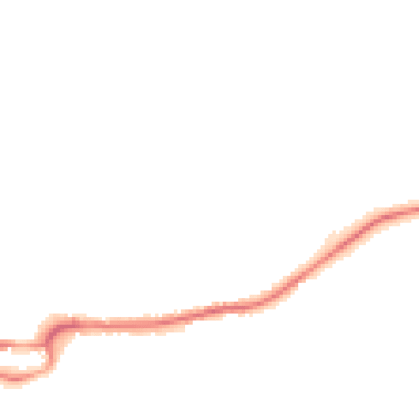 Night-time road noise heatmap for S43 1DJ