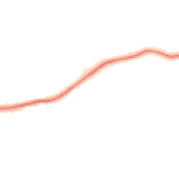 Night-time road noise heatmap for S43 1DQ