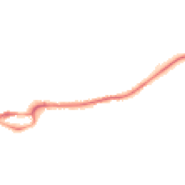 Night-time road noise heatmap for S43 1EG