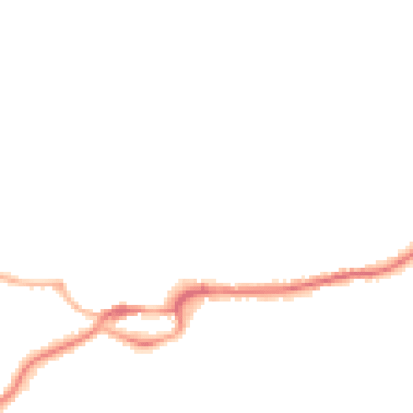 Night-time road noise heatmap for S43 1HN