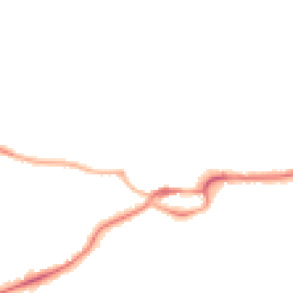 Night-time road noise heatmap for S43 1HQ