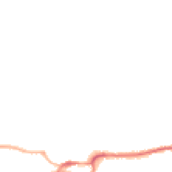 Night-time road noise heatmap for S43 1JF