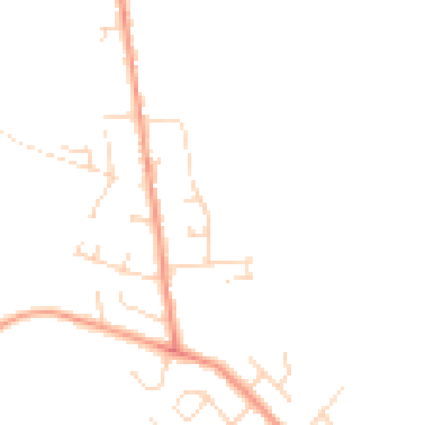 Daytime road noise heatmap for S43 1PD