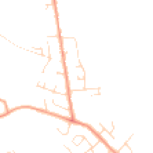 Daytime road noise heatmap for S43 1PE