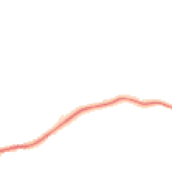 Night-time road noise heatmap for S43 2JD