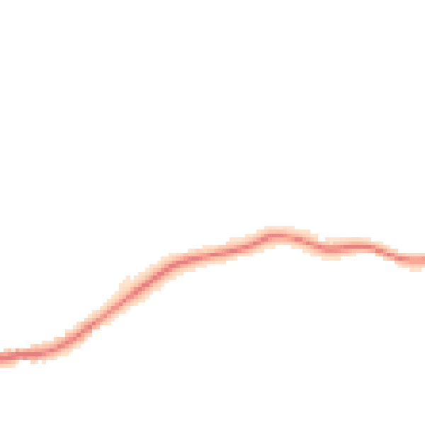 Night-time road noise heatmap for S43 2JS