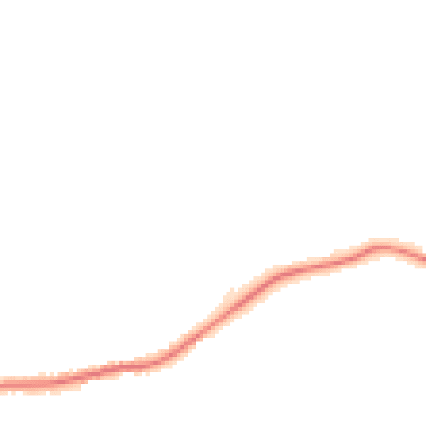 Night-time road noise heatmap for S43 2LF