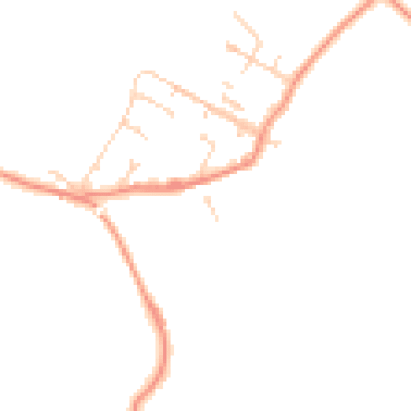 Daytime road noise heatmap for S43 2NB