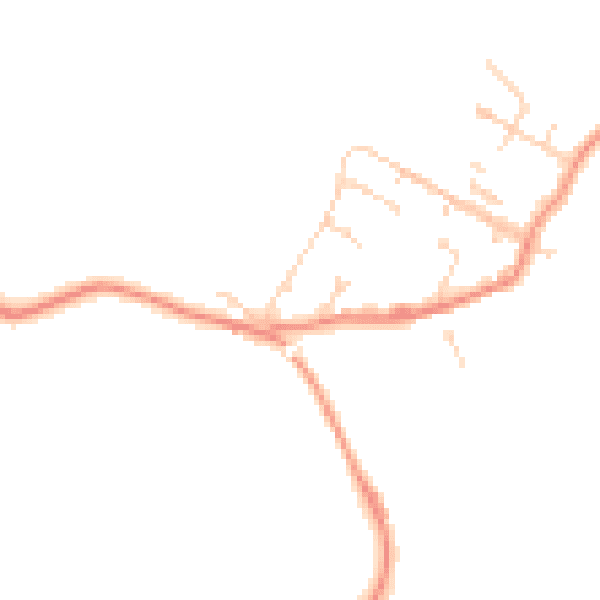 Daytime road noise heatmap for S43 2PT