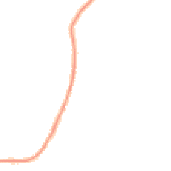Night-time road noise heatmap for S43 2QA