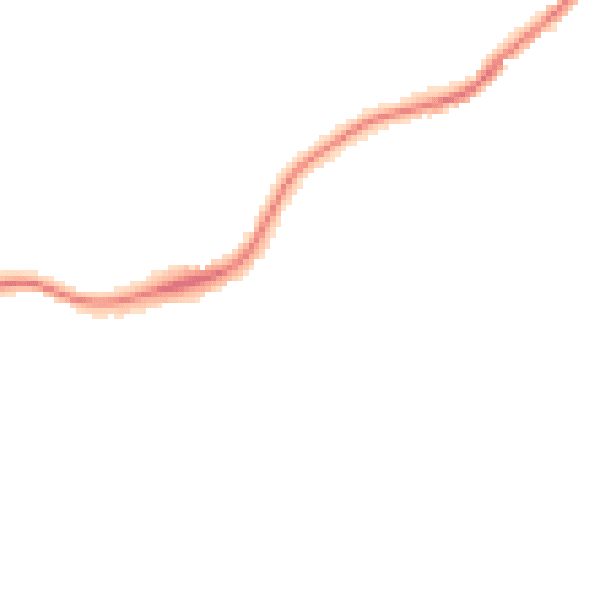 Night-time road noise heatmap for S43 3QR