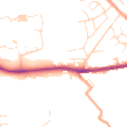 Daytime road noise heatmap for S44 5AF