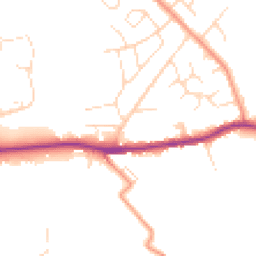 Daytime road noise heatmap for S44 5AG