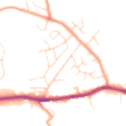 Daytime road noise heatmap for S44 5AL
