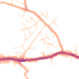 Daytime road noise heatmap for S44 5AP