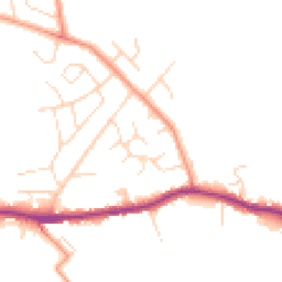 Daytime road noise heatmap for S44 5AR