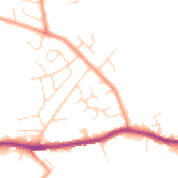 Daytime road noise heatmap for S44 5AS