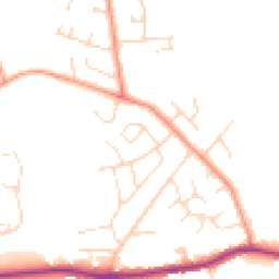 Daytime road noise heatmap for S44 5AY