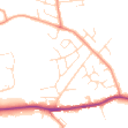 Daytime road noise heatmap for S44 5BB