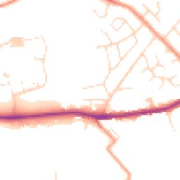 Daytime road noise heatmap for S44 5BH