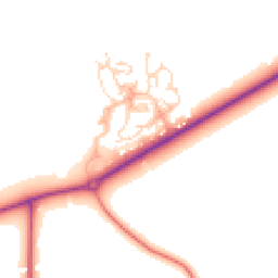 Daytime road noise heatmap for S44 5DU