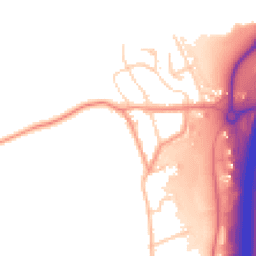 Daytime road noise heatmap for S44 5ED