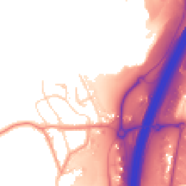 Daytime road noise heatmap for S44 5ET