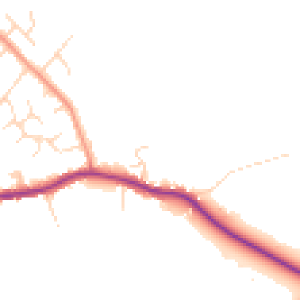 Daytime road noise heatmap for S44 5FL