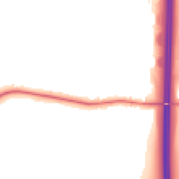 Night-time road noise heatmap for S44 5FP
