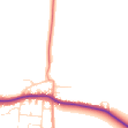 Daytime road noise heatmap for S44 5FQ