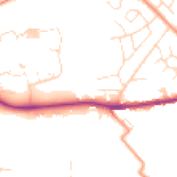 Daytime road noise heatmap for S44 5FX
