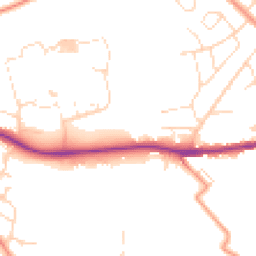 Daytime road noise heatmap for S44 5FZ