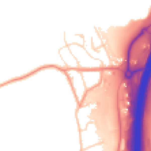 Daytime road noise heatmap for S44 5HH