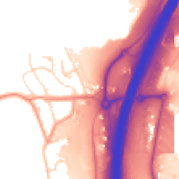 Daytime road noise heatmap for S44 5HL