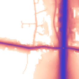 Daytime road noise heatmap for S44 5HW