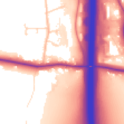 Daytime road noise heatmap for S44 5HX