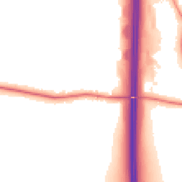 Night-time road noise heatmap for S44 5HX