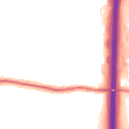 Night-time road noise heatmap for S44 5JQ