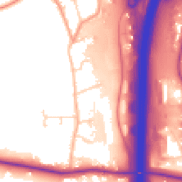 Daytime road noise heatmap for S44 5JR
