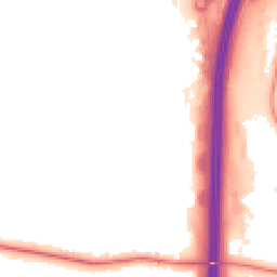 Night-time road noise heatmap for S44 5JR