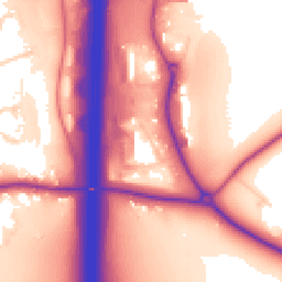 Daytime road noise heatmap for S44 5JX