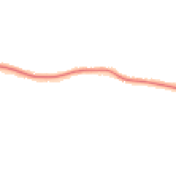 Night-time road noise heatmap for S44 5LD