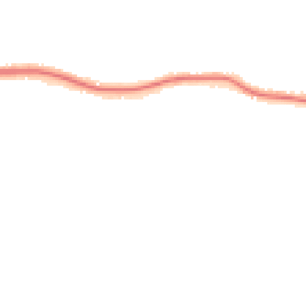 Night-time road noise heatmap for S44 5LE