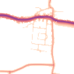 Daytime road noise heatmap for S44 5LN