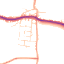 Daytime road noise heatmap for S44 5LP