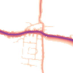 Daytime road noise heatmap for S44 5LT